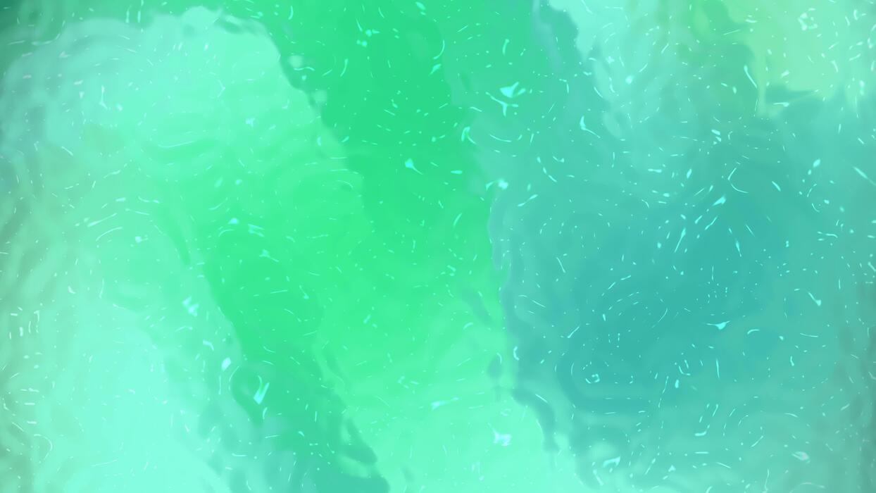 Abstract composition in soft sage green and sky blue representing the flow of gentle daily movement patterns